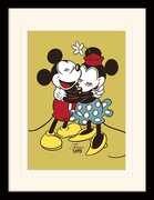 Idee regalo Stampa in cornice 30 x 40 cm Mickey & Minnie Mouse. True Love Pyramid