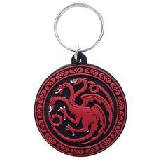 Idee regalo Portachiavi Game of Thrones. Targaryen in Gomma (Trono di Spade) Pyramid