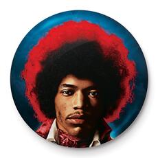 Idee regalo Pin Badge 25mm Jimi Hendrix Pyramid