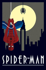 Idee regalo Poster Marvel Deco. Spider-Man Hanging Pyramid