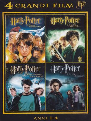 Harry Potter 4 Grandi Film Vol 1 4 Dvd Dvd Film Di Chris Columbus Alfonso Cuaron Fantasy E Fantascienza Ibs