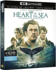 Film Heart of the Sea. Le origini di Moby Dick (Blu-ray + Blu-ray 4K Ultra HD) Ron Howard