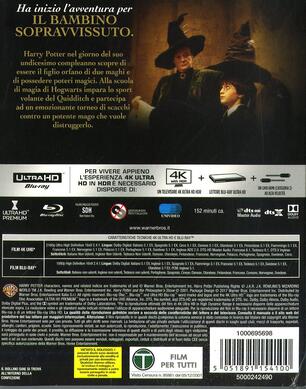 Harry Potter E La Pietra Filosofale Blu Ray Blu Ray 4k Ultra Hd Blu Ray Blu Ray Ultra Hd 4k Film Di Chris Columbus Fantasy E Fantascienza Ibs
