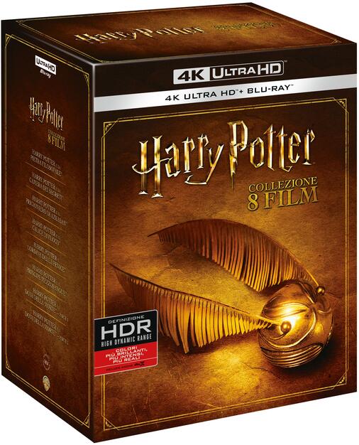 Harry Potter Collection 8 Film Blu Ray Ultra Hd 4k Blu Ray Blu Ray Ultra Hd 4k Film Di Chris Columbus Alfonso Cuaron Fantasy E Fantascienza Ibs