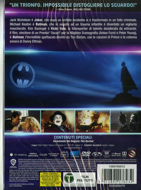 Batman Collezione Dc Comics Dvd Dvd Film Di Tim Burton Avventura Ibs Batman Collezione Dc Comics Dvd Dvd Film Di Tim Burton Avventura Ibs