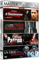 Film Mafia Master Collection. Il testimone - Paolo Borsellino - L'ultimo padrino - Un eroe borghese (4 DVD) Michele Placido Marco Risi Michele Soavi Gianluca Maria Tavarelli