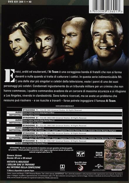 A Team Serie Completa Serie Tv Ita 27 Dvd Dvd Film Di Frank Lupo Stephen J Cannell Avventura Ibs