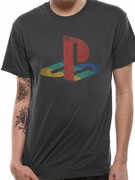 Idee regalo T-Shirt Unisex Tg. M Playstation. Distressed Logo CID