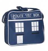Cartoleria Borsa a tracolla Retro Dr Who 50th. 50th Tardis Half Moon Bay