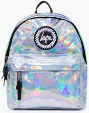 Cartoleria Zaino americano Hype Holographic Grey. Grigio Hype