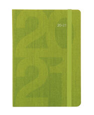 Cartoleria Agenda A6 Caimi Block 2020-2021, 12 mesi, giornaliera Verde Caimi