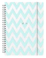 Cartoleria Agenda A5 Letts Chevron 2021, settimanale Giallo Letts