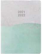 Cartoleria Agenda settimanale Letts Flexi Pattern Ceramica 2021-2022, 12 mesi A6 Azzurro Letts