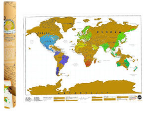 Idee regalo Scratch Map Luckies