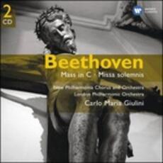 CD Messa in Do - Missa Solemnis Ludwig van Beethoven Carlo Maria Giulini