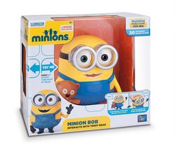 Giocattolo Minions. Bob Parlante con Orsetto Mondo Motors