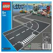 Giocattolo LEGO City (7281). Incrocio a T e curva Lego