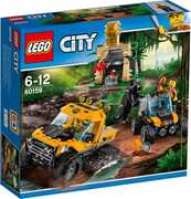 Giocattolo LEGO City In/Out 2017 (60159). Missione nella giungla con il semicingolato Lego