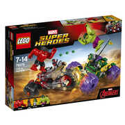 Giocattolo LEGO Super Heroes (76078). Hulk contro Red Hulk Lego