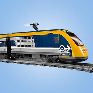 LEGO CITY TRENO PASSEGGERI Stazione Ferroviaria piattaforma e segnale da 60197-NUOVO