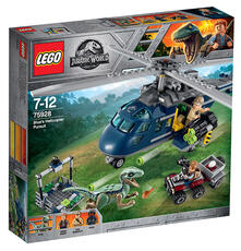Giocattolo LEGO Jurassic World (75928). Inseguimento sull'elicottero di Blue LEGO