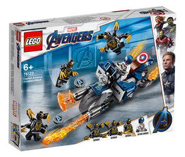 Giocattolo LEGO Super Heroes (76123). Veicolo Captain America LEGO