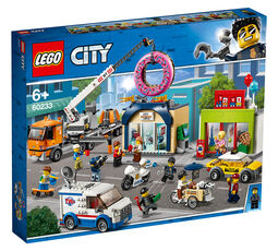Giocattolo LEGO City Town (60233). Inaugurazione della ciambelleria LEGO
