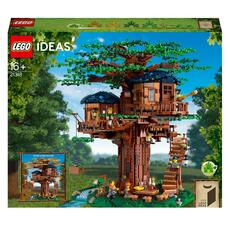 Giocattolo LEGO Ideas 21318 Casa sull'Albero, Modellino da Costruire con Elementi in Plastica PE, con 3 Casette e Minifigure LEGO