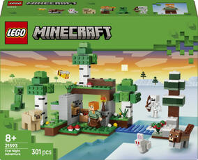 Giocattolo LEGO Minecraft (21593). Avventura della prima notte LEGO