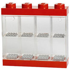Giocattolo Espositore LEGO Minifig 8 Posti Rosso Lego
