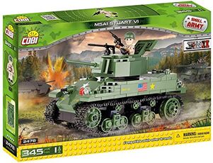 Giocattolo Costruzioni Cobi. Small Army 2478. M5A1Stuart Vi v 350 Dal Negro