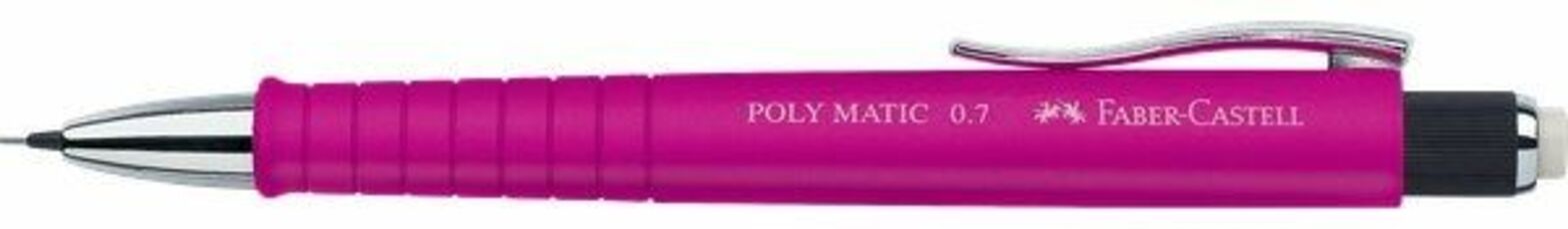 Cartoleria Matita portamine Faber Castell Poly Matic rosa Faber-Castell