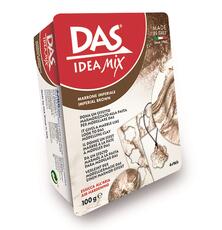 Giocattolo Pasta da modellare marmorizzante DAS Idea Mix 100 g. Marrone imperiale Das