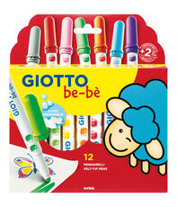 Cartoleria Giotto be-bè astuccio 12 pennarelli Giotto