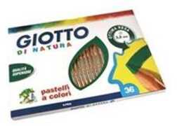 Cartoleria Pastelli Giotto di Natura. Scatola 36 matite colorate assortite Giotto