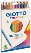 Cartoleria Pastelli Giotto Stilnovo. Scatola 36 matite colorate assortite Giotto