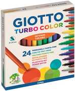 Cartoleria Pennarelli Giotto Turbo color. Scatola 24 colori assortiti Giotto