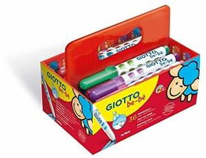 Cartoleria Pennarelli Superpennarelli Giotto be-bè. Schoolpack 36 colori assortiti Giotto