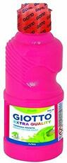 Cartoleria Tempera pronta Giotto qualità extra Fluo. Flacone 250 ml. Rosa Giotto