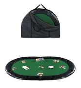Giocattolo Tavola Poker Texas Hold'Em Bordo Pelle Dal Negro