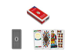 Giocattolo Carte Da Gioco Bresciane Da 52 N.89 Plastica Dal Negro