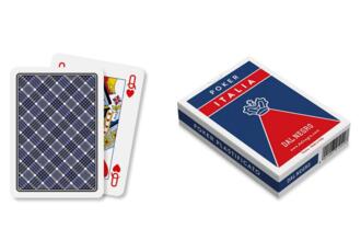 Giocattolo Carte Da Gioco Poker Italia Blu Dal Negro