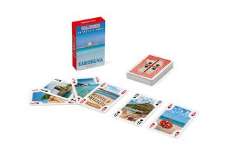 Giocattolo Carte Da Gioco Mini Poker Souvenir Sardegna Rosso Dal Negro