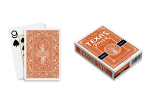 Giocattolo Carte Da Gioco Texas Poker Monkey Arancio Dal Negro