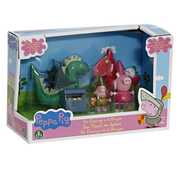 Giocattolo Peppa Pig. Mini Playset Sir George e Principessa Peppa e il Drago Giochi Preziosi