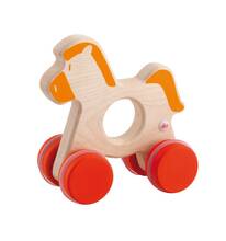 Giocattolo Cavallo arancio con ruote Sevi Sevi