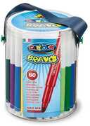 Cartoleria Carioca Bravo marcatore Extra grassetto Multicolore 60 pezzo(i) Carioca