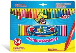 Cartoleria Carioca Joy marcatore Fine Multicolore 24 pezzo(i) Carioca