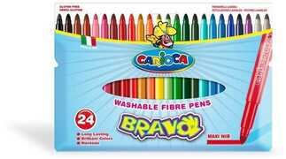 Cartoleria Carioca Bravo marcatore Extra grassetto Multicolore 24 pezzo(i) Carioca