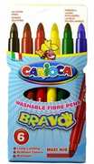 Cartoleria Carioca Bravo marcatore Extra grassetto Multicolore 6 pezzo(i) Carioca